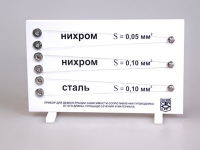 Прибор для демонстрации зависимости сопротивления проводника от его длины, сечения и материала - «globural.ru» - Хабаровск
