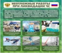 Стенд "Неотложные работы при ликвидации ЧС" - «globural.ru» - Хабаровск