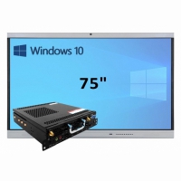 Интерактивная панель 75" (встроенный ПК, Win10, Intel i5) - «globural.ru» - Хабаровск