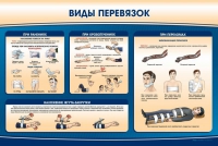 Стенд "Виды перевязок" - «globural.ru» - Хабаровск