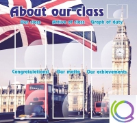 Стенд "About our class" - «globural.ru» - Хабаровск