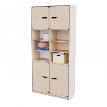 Рабочий стеллаж для воспитателя из коллекции «НЕГА» (цвет бежевый) - «globural.ru» - Хабаровск