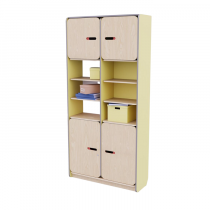 Рабочий стеллаж для воспитателя из коллекции «НЕГА» (цвет желтый) - «globural.ru» - Хабаровск