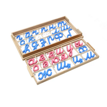 Большой подвижный деревянный алфавит - прописные наклонные буквы - «globural.ru» - Хабаровск