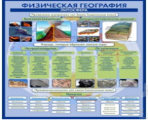 Стенд "Физическая география. Литосфера" (вариант 2) - «globural.ru» - Хабаровск