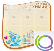 Стенд "На уроке химии" (вариант 2) - «globural.ru» - Хабаровск