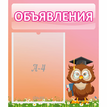 Стенд "Объявления" №9 - «globural.ru» - Хабаровск