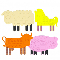 Набор тактильно-развивающих панелей «Ферма» - «globural.ru» - Хабаровск