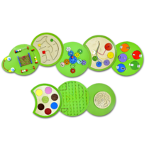 Тактильно-развивающая панель "Гусеница Жужа" - «globural.ru» - Хабаровск