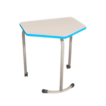 Стол модульный трапециевидный Flexy с полиуретановой кромкой - «globural.ru» - Хабаровск