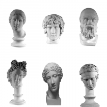 Комплект гипсовых моделей головы  - «globural.ru» - Хабаровск