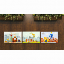Комплект настенных панелей «Стройка» - «globural.ru» - Хабаровск