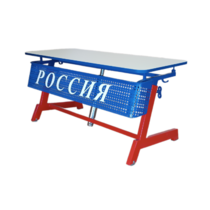 Стол ученический двухместный "Патриот-2п" на газовом лифте (р.гр. № 3-7 и наклоном столешницы ) - «globural.ru» - Хабаровск