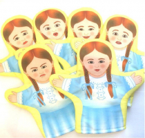 Набор кукол - рукавичек  "Эмоции. Девочки" - «globural.ru» - Хабаровск