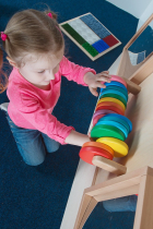 Тактильно-развивающая панель «Цветные круги» (вариант 1) - «globural.ru» - Хабаровск