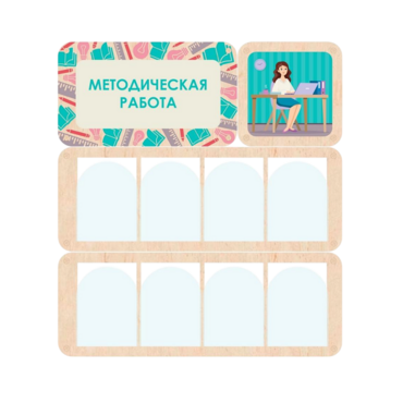 Информационный стенд «Методическая работа» 100.5 х 111 см - «globural.ru» - Хабаровск