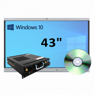 Интерактивная панель 43" (встроенный ПК, Win10) - «globural.ru» - Хабаровск