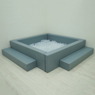 Сухой бассейн с шариками и RGB-подсветкой 190х190 см - «globural.ru» - Хабаровск